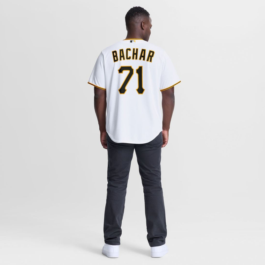 Pittsburgh Pirates Nike Lake Bachar Home Replica Baseball Jersey - White