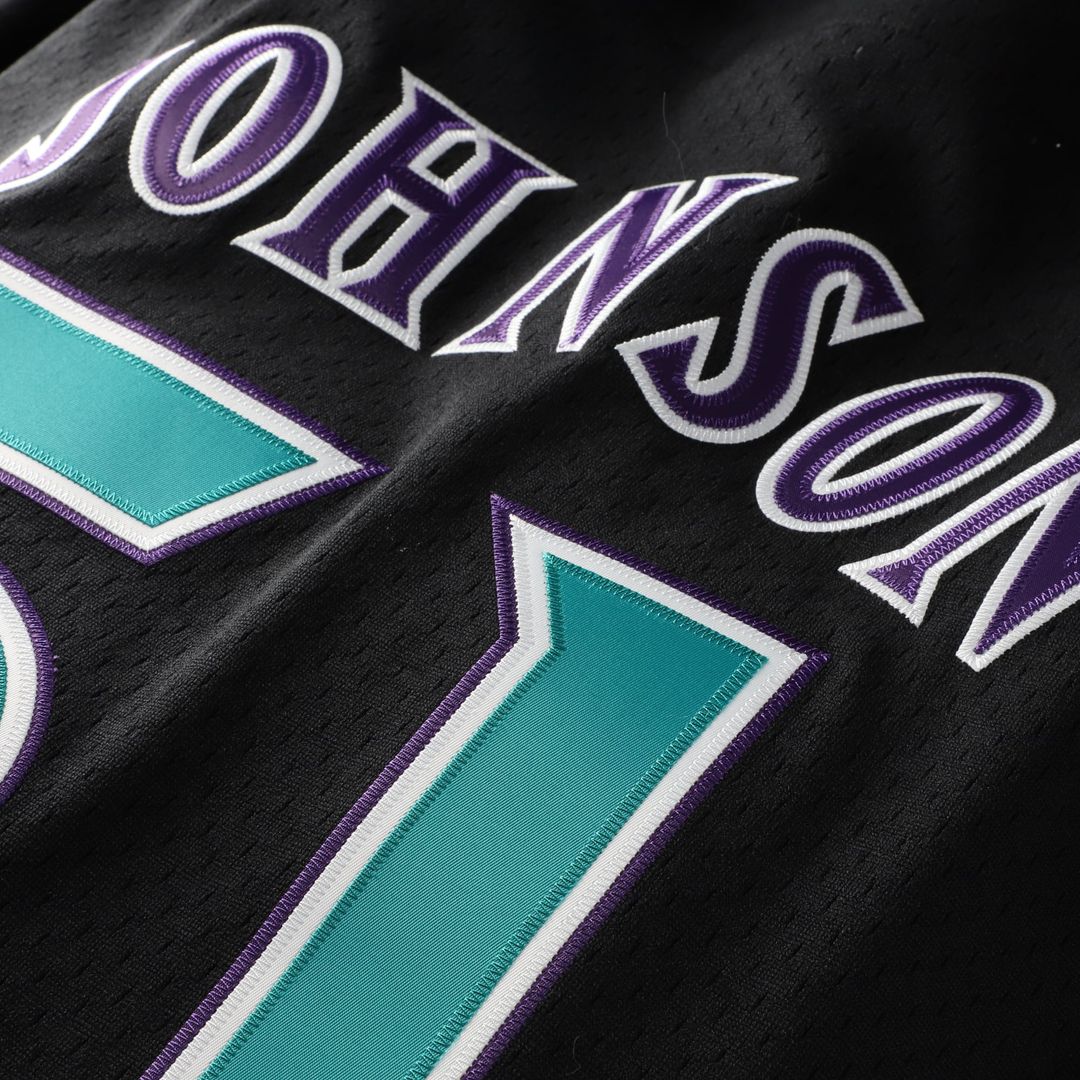 Arizona Diamondbacks Mitchell & Ness Randy Johnson Big & Tall Cooperstown Mesh Batting Practice Baseball Jersey - Black