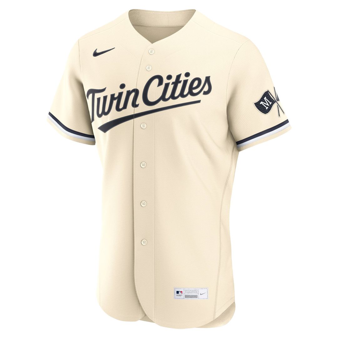 Minnesota Twins Nike Home Authentic Baseball Jersey - White