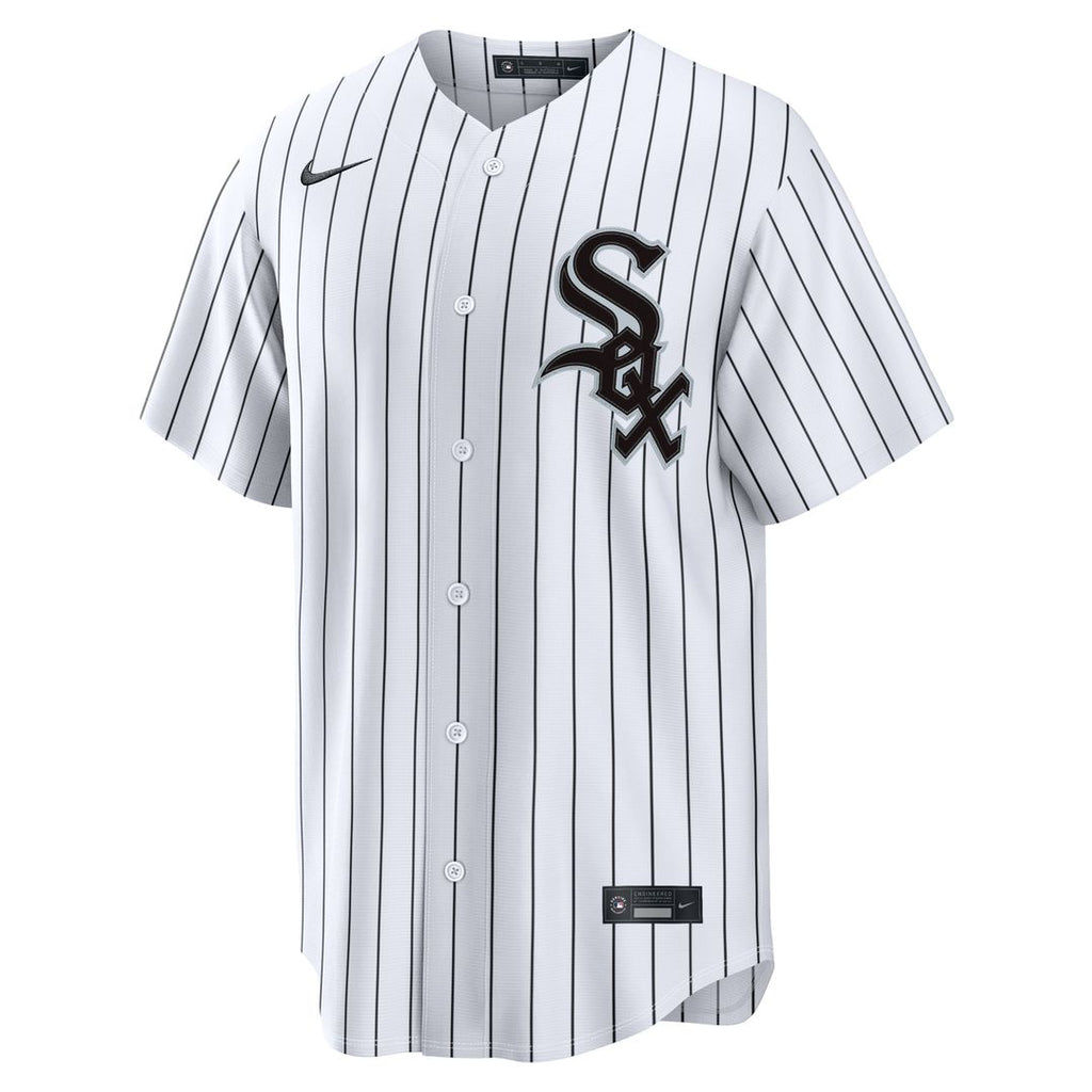 Chicago White Sox Nike Huascar Brazoban Home Replica Baseball Jersey - White