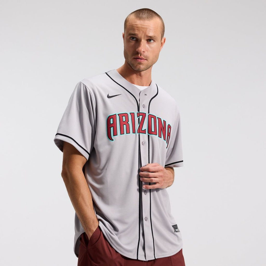 Arizona Diamondbacks Nike Corbin Carroll Road Replica Baseball Jersey - Gray