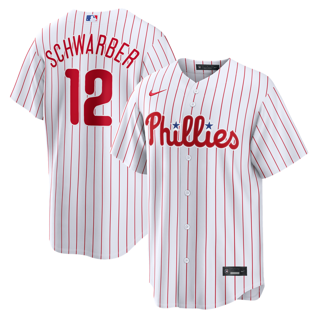 Philadelphia Phillies Nike Kyle Schwarber Home Replica Baseball Jersey - White