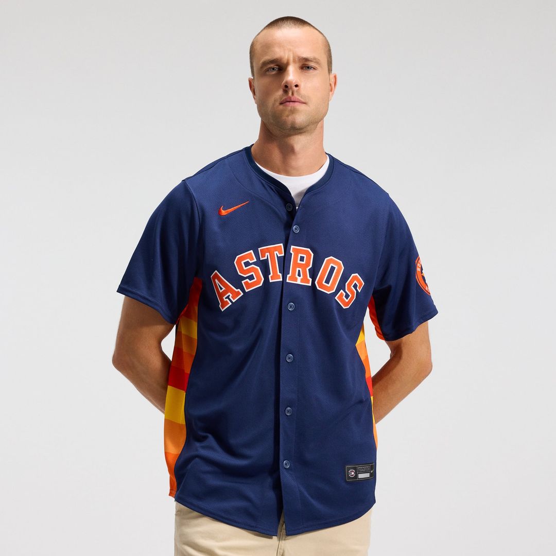 Houston Astros Nike Jose Altuve Alternate Limited Baseball Jersey - Navy
