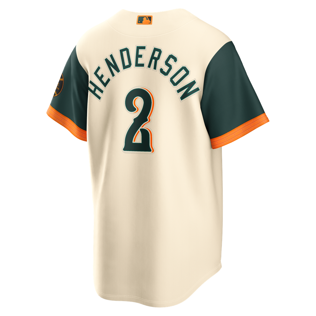 Baltimore Orioles Nike Gunnar Henderson 2026 City Connect Stadium Baseball Jersey - Cream