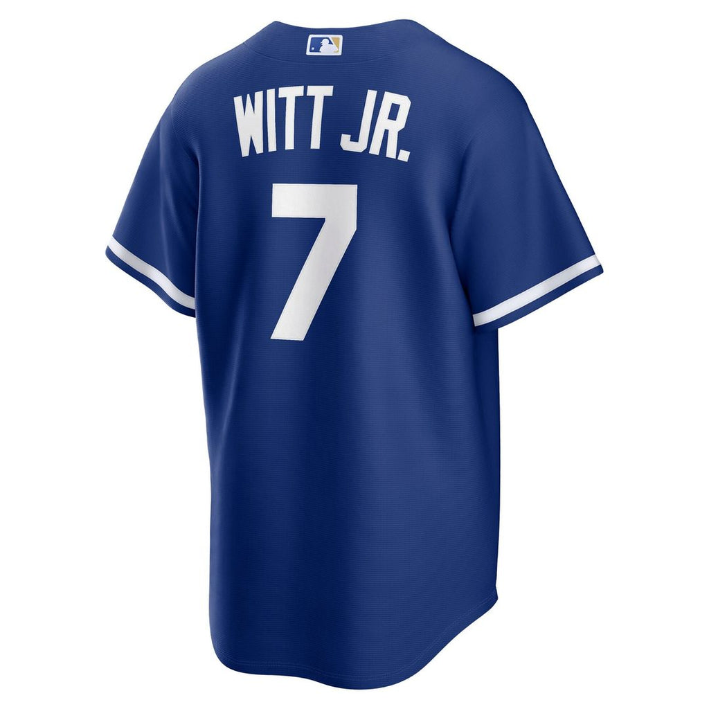 Kansas City Royals Nike Bobby Witt Jr. Road Replica Baseball Jersey - Gray