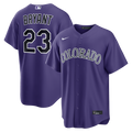 Colorado Rockies Nike Kris Bryant Alternate Replica Baseball Jersey - Purple