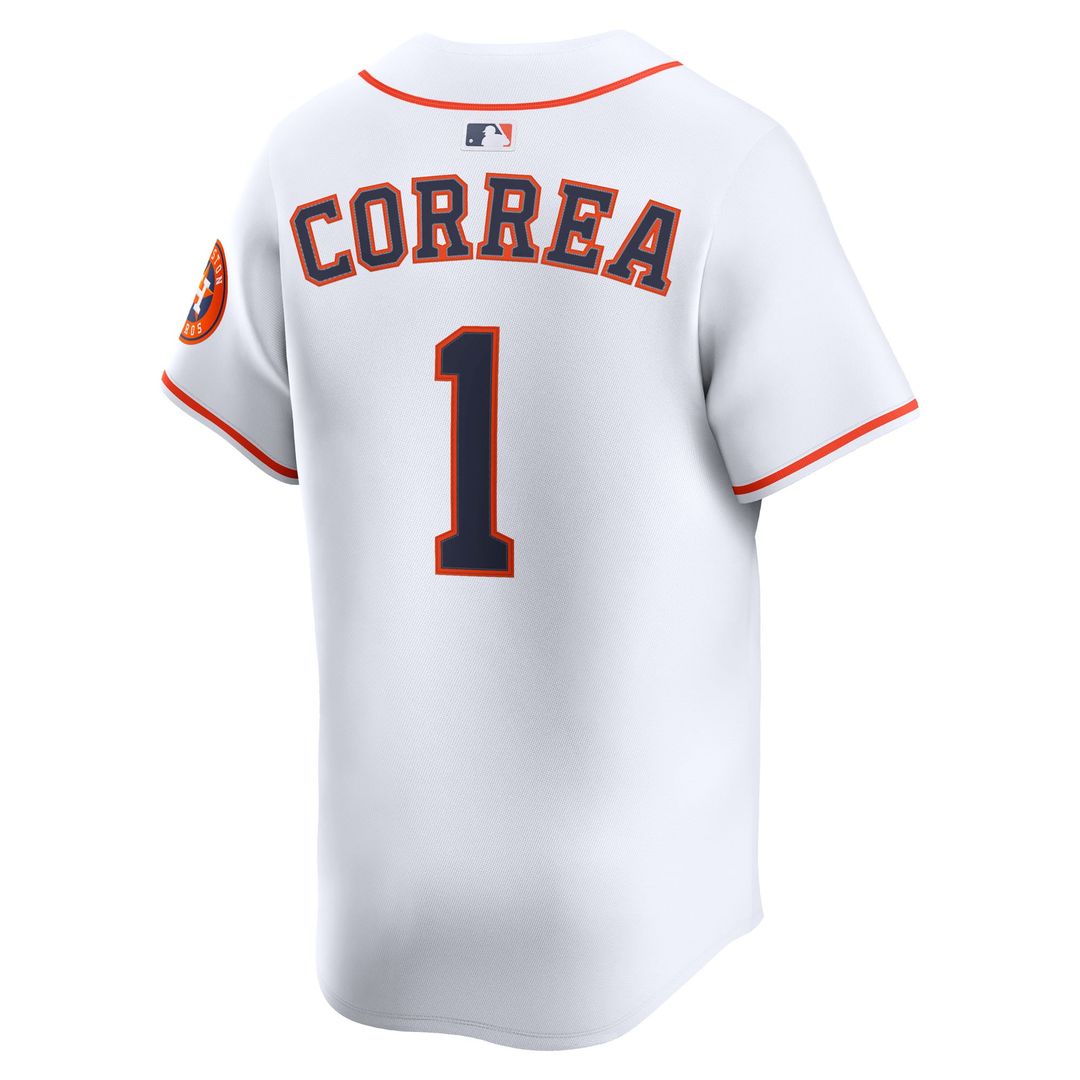 Houston Astros Nike Carlos Correa Home Limited Baseball Jersey - White