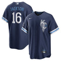 Kansas City Royals Nike Bo Jackson City Connect Replica Baseball Jersey - Navy