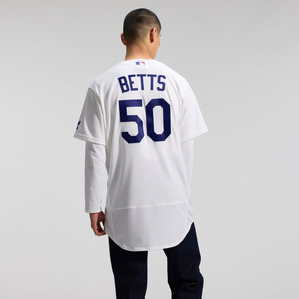 Los Angeles Dodgers Nike Mookie Betts Home Authentic Baseball Jersey - White