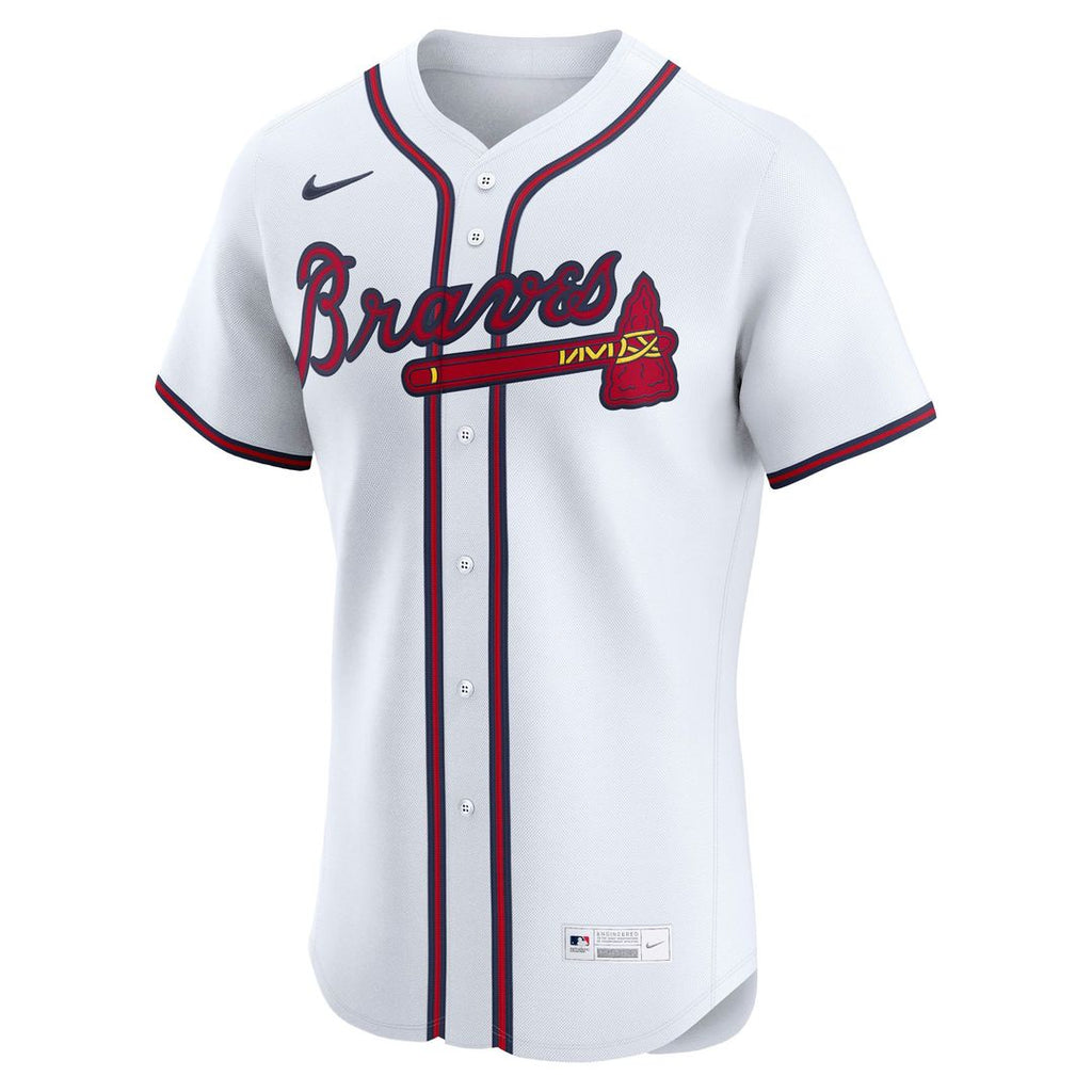 Atlanta Braves Nike Ronald Acuña Jr. Home Elite Baseball Jersey - White