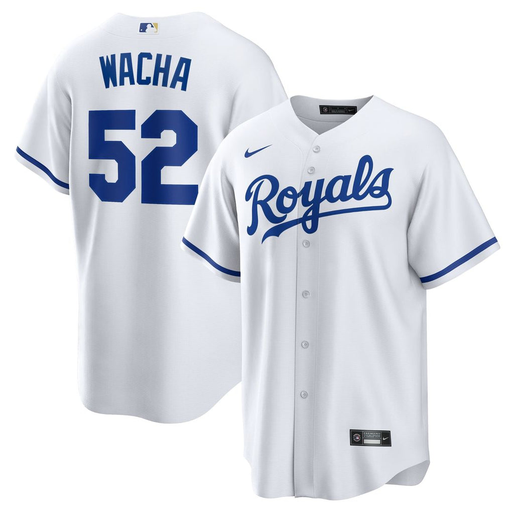 Kansas City Royals Nike Michael Wacha Home Replica Baseball Jersey - White