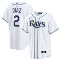 Tampa Bay Rays Nike Yandy Díaz Home Replica Baseball Jersey - White