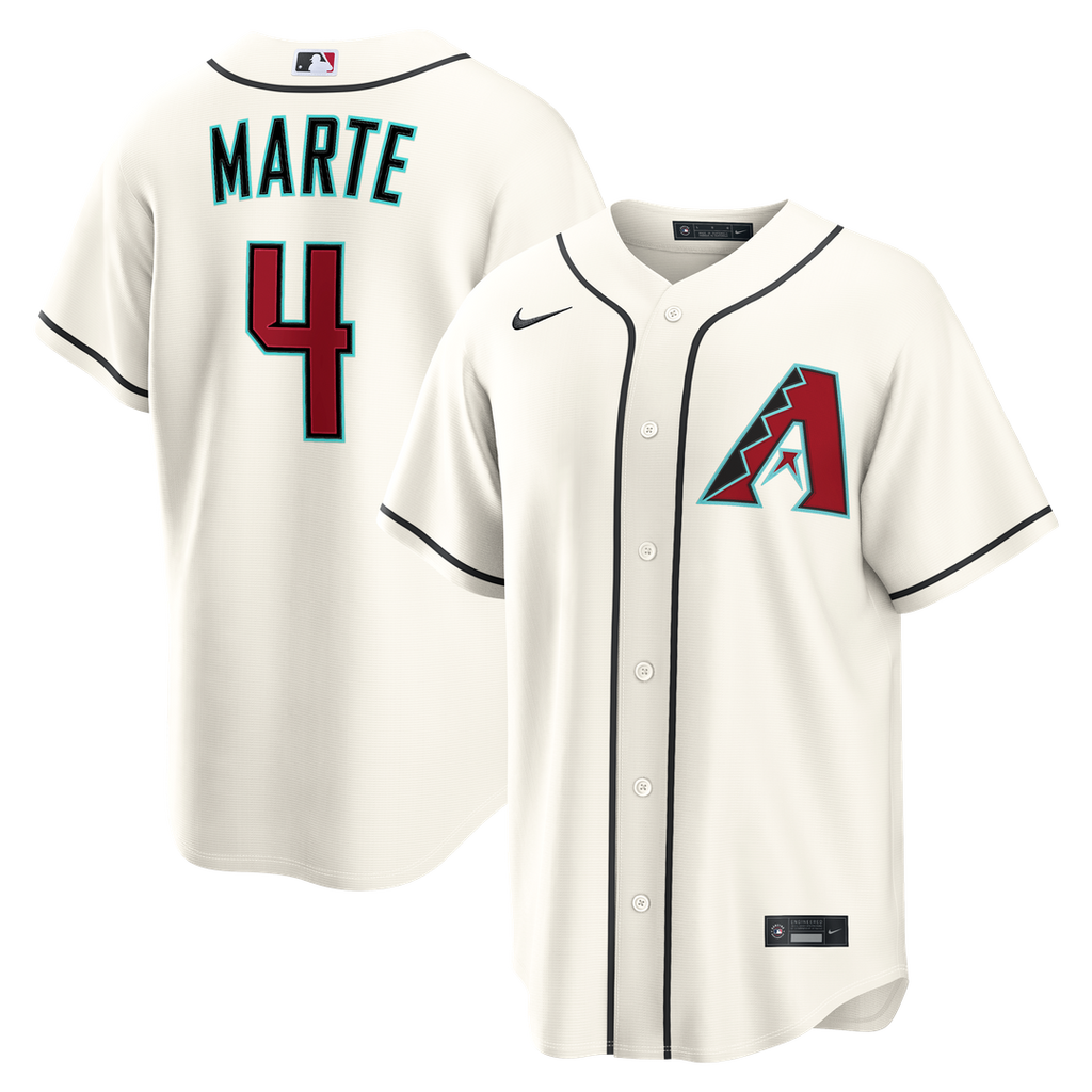 Arizona Diamondbacks Nike Ketel Marte Home Replica Baseball Jersey - Cream