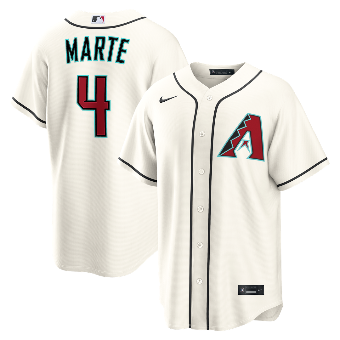Arizona Diamondbacks Nike Ketel Marte Home Replica Baseball Jersey - Cream