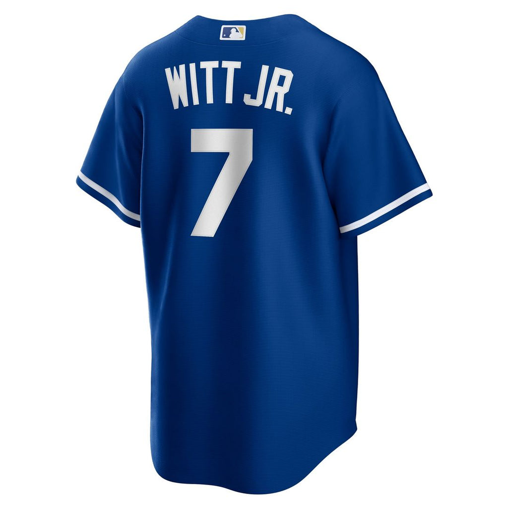 Kansas City Royals Nike Bobby Witt Jr. Road Replica Baseball Jersey - Gray