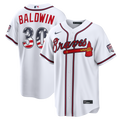 Atlanta Braves Nike Fourth of July Drake Baldwin USA 250 Stadium Baseball Jersey - White