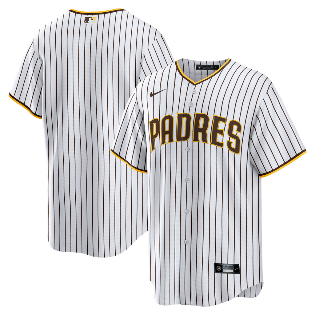 San Diego Padres Nike Home Big & Tall Replica Baseball Jersey - White