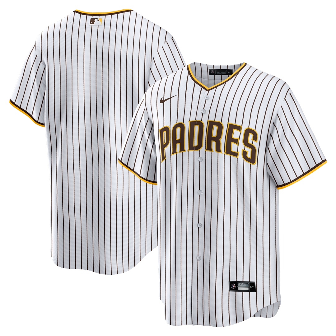 San Diego Padres Nike Home Big & Tall Replica Baseball Jersey - White