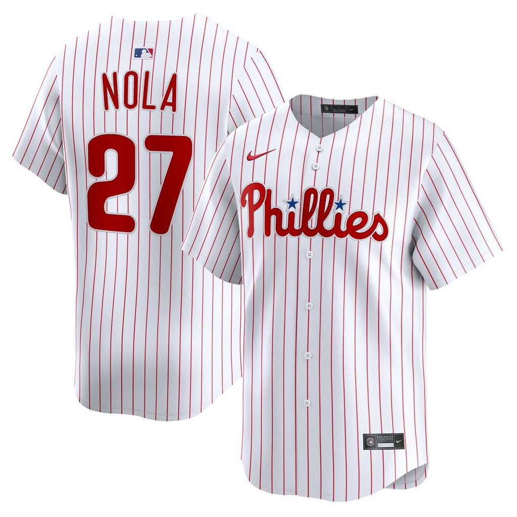 Philadelphia Phillies Nike Aaron Nola Home Limited Baseball Jersey - White