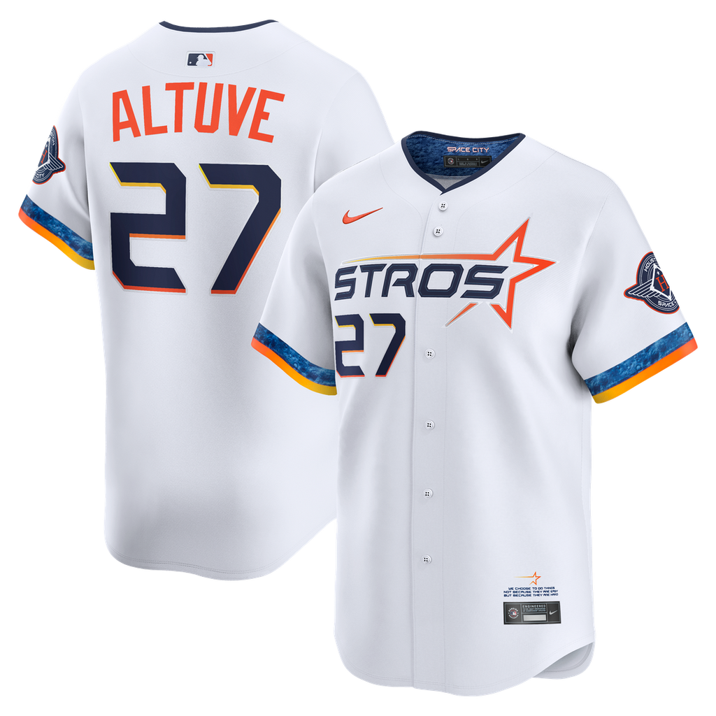 Houston Astros Nike Jose Altuve 2025 City Connect Limited Baseball Jersey - White