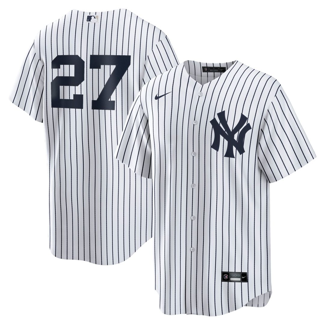 New York Yankees Nike Giancarlo Stanton Home Replica Baseball Jersey - White