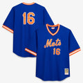 New York Mets Profile Dwight Gooden Big & Tall Cooperstown Collection Mesh Batting Practice Baseball Jersey - Royal