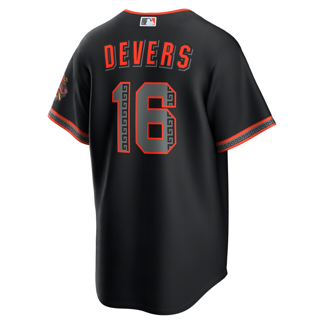 San Francisco Giants Nike Rafael Devers Alternate Stadium Baseball Jersey - Black