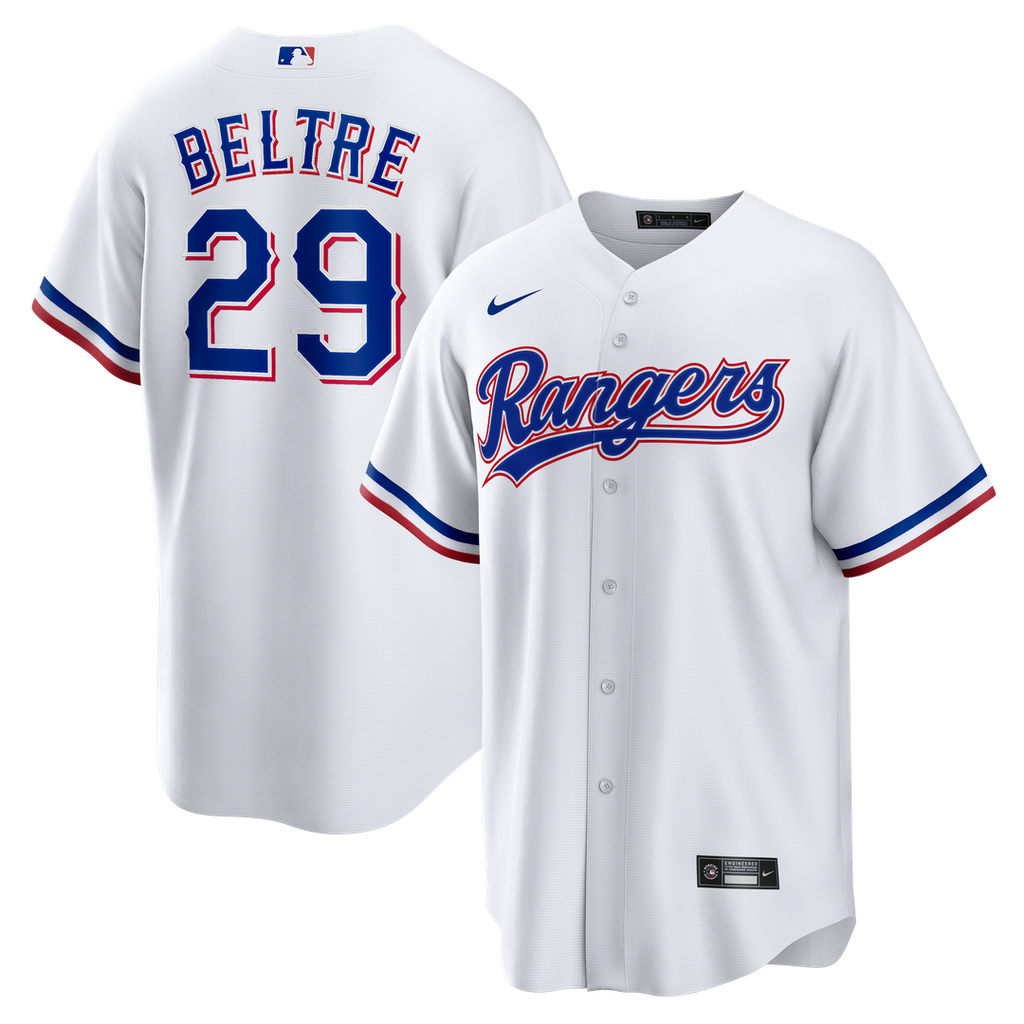 Texas Rangers Nike Adrian Beltre Home Retired Player Replica Baseball Jersey - White