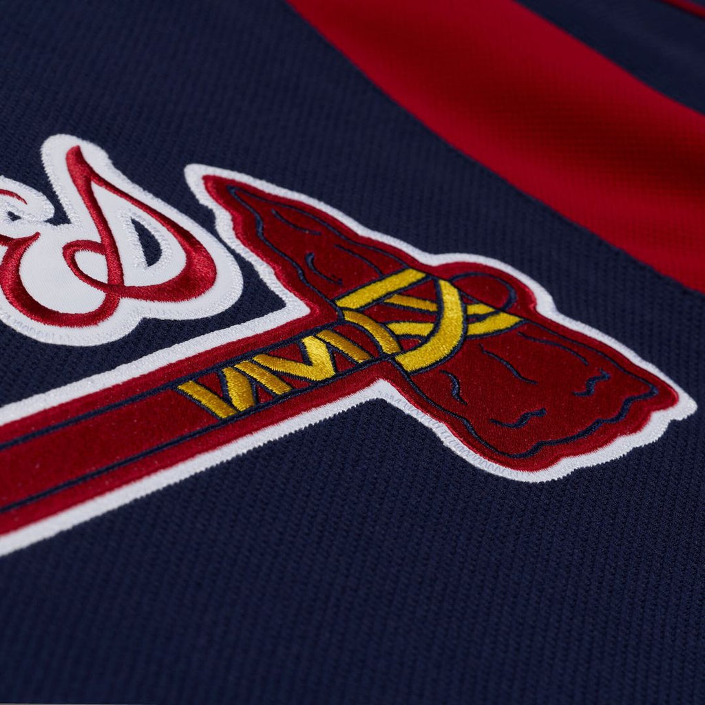 Atlanta Braves Mitchell & Ness Andruw Jones Authentic Batting Practice Baseball Jersey - Navy