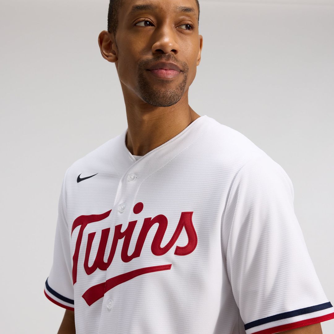 Minnesota Twins Nike Home Replica Team Baseball Jersey - White