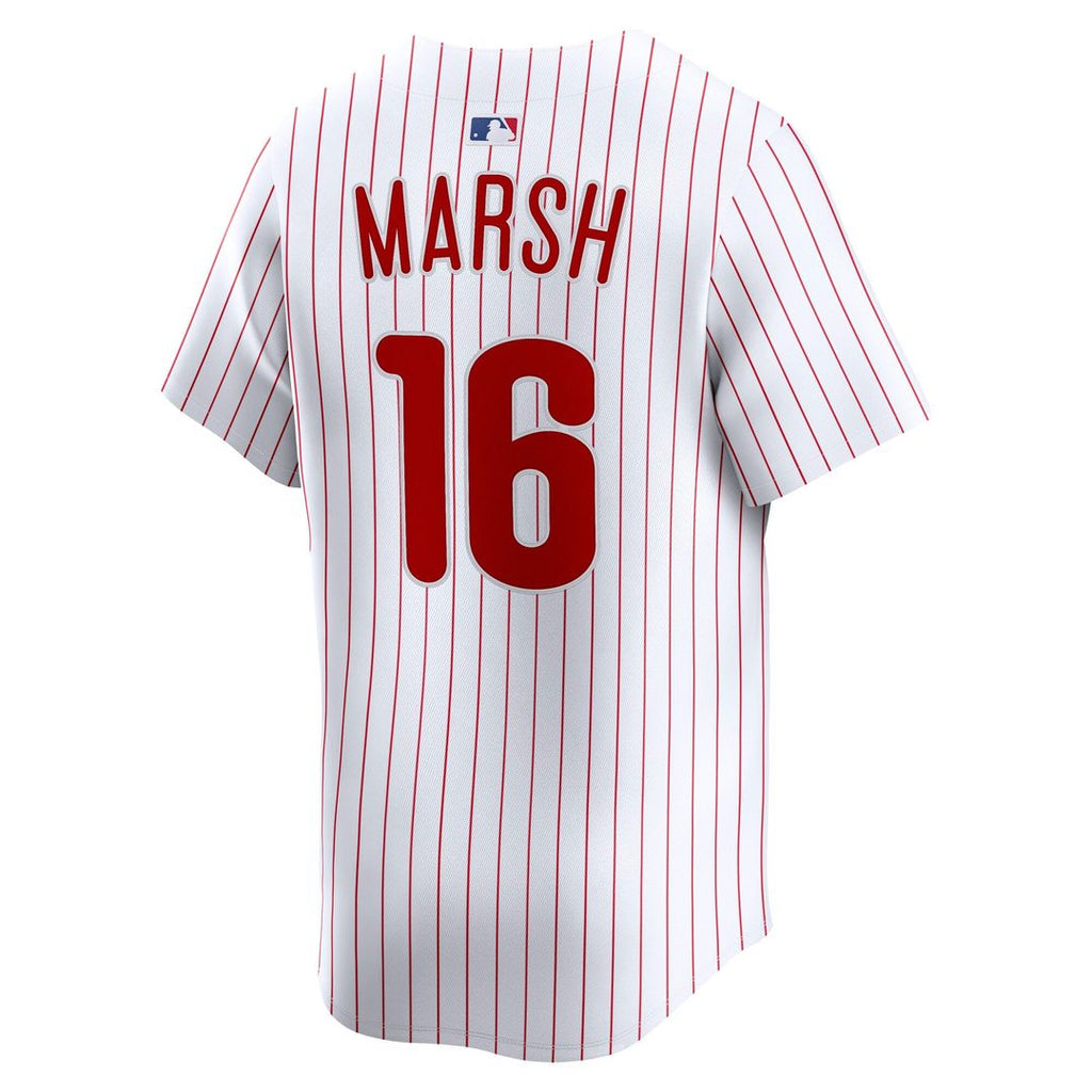 Philadelphia Phillies Nike Brandon Marsh Home Limited Baseball Jersey - White