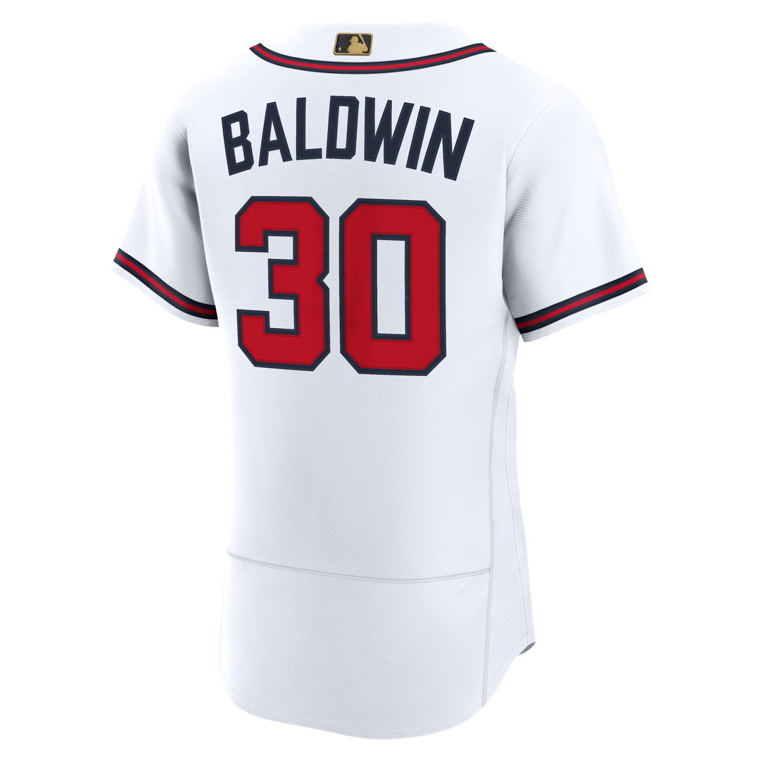 Atlanta Braves Nike Drake Baldwin MLB Awards Authentic Baseball Jersey - White