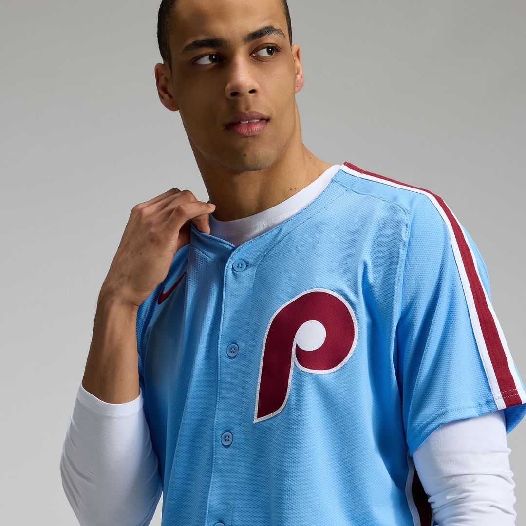 Philadelphia Phillies Nike Home Elite Baseball Jersey - White