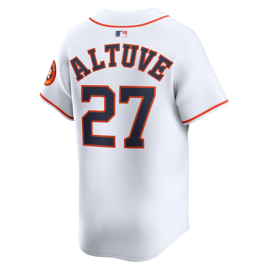 Houston Astros Nike Jose Altuve Alternate Limited Baseball Jersey - Orange