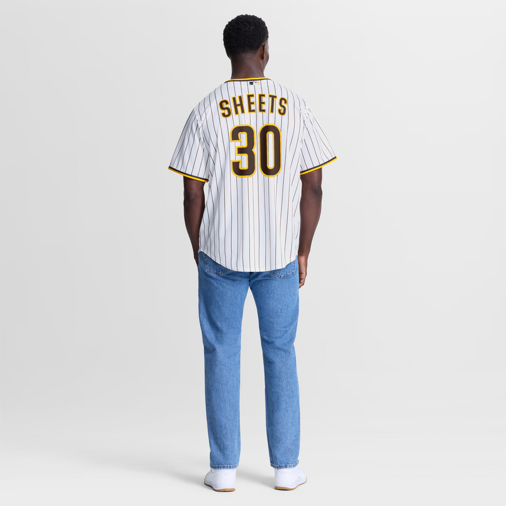San Diego Padres Nike Gavin Sheets Home Replica Baseball Jersey - White