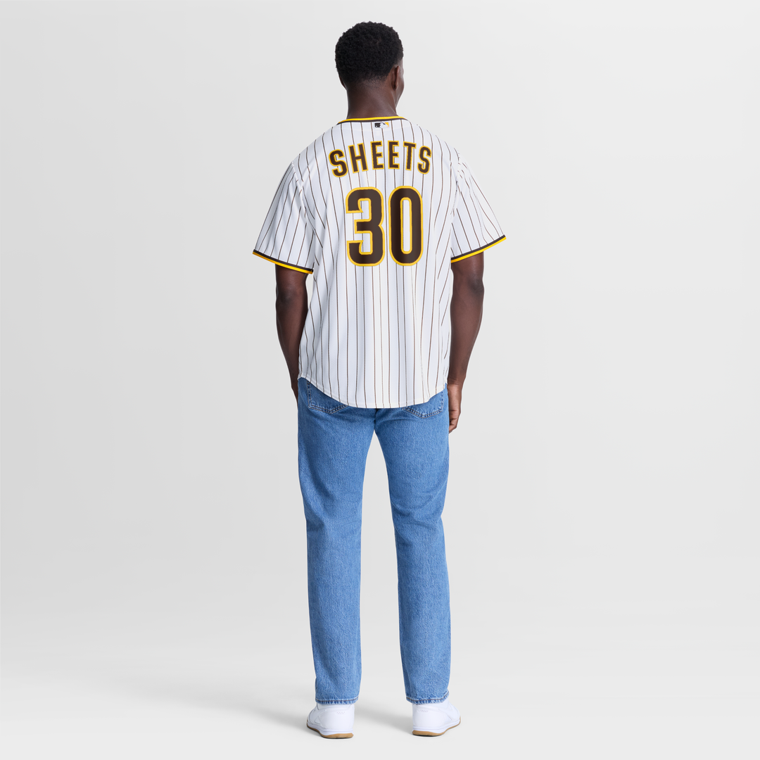 San Diego Padres Nike Gavin Sheets Home Replica Baseball Jersey - White