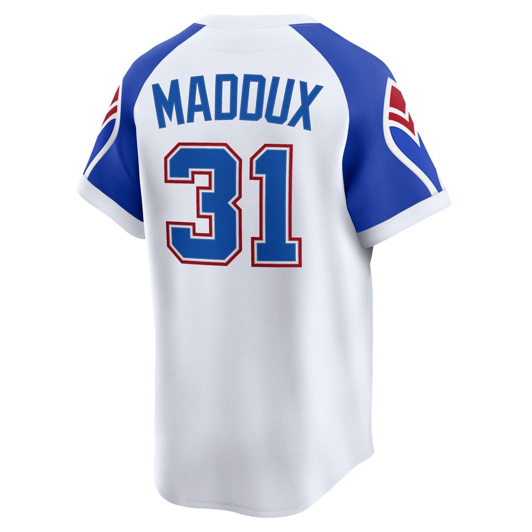 Atlanta Braves Nike Greg Maddux Throwback Cooperstown Collection Limited Baseball Jersey - White