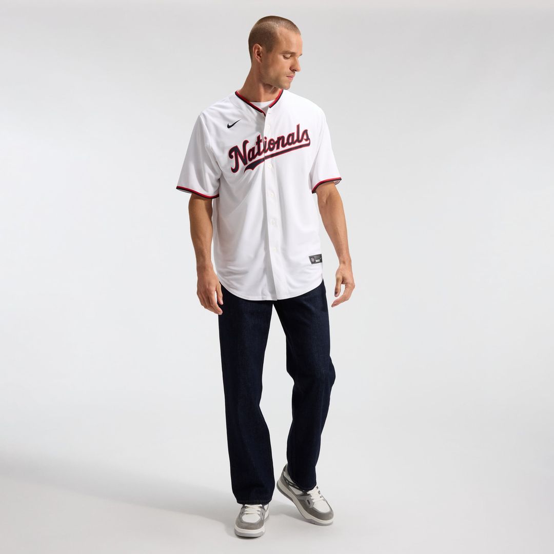 Washington Nationals Nike CJ Abrams Home Replica Baseball Jersey - White