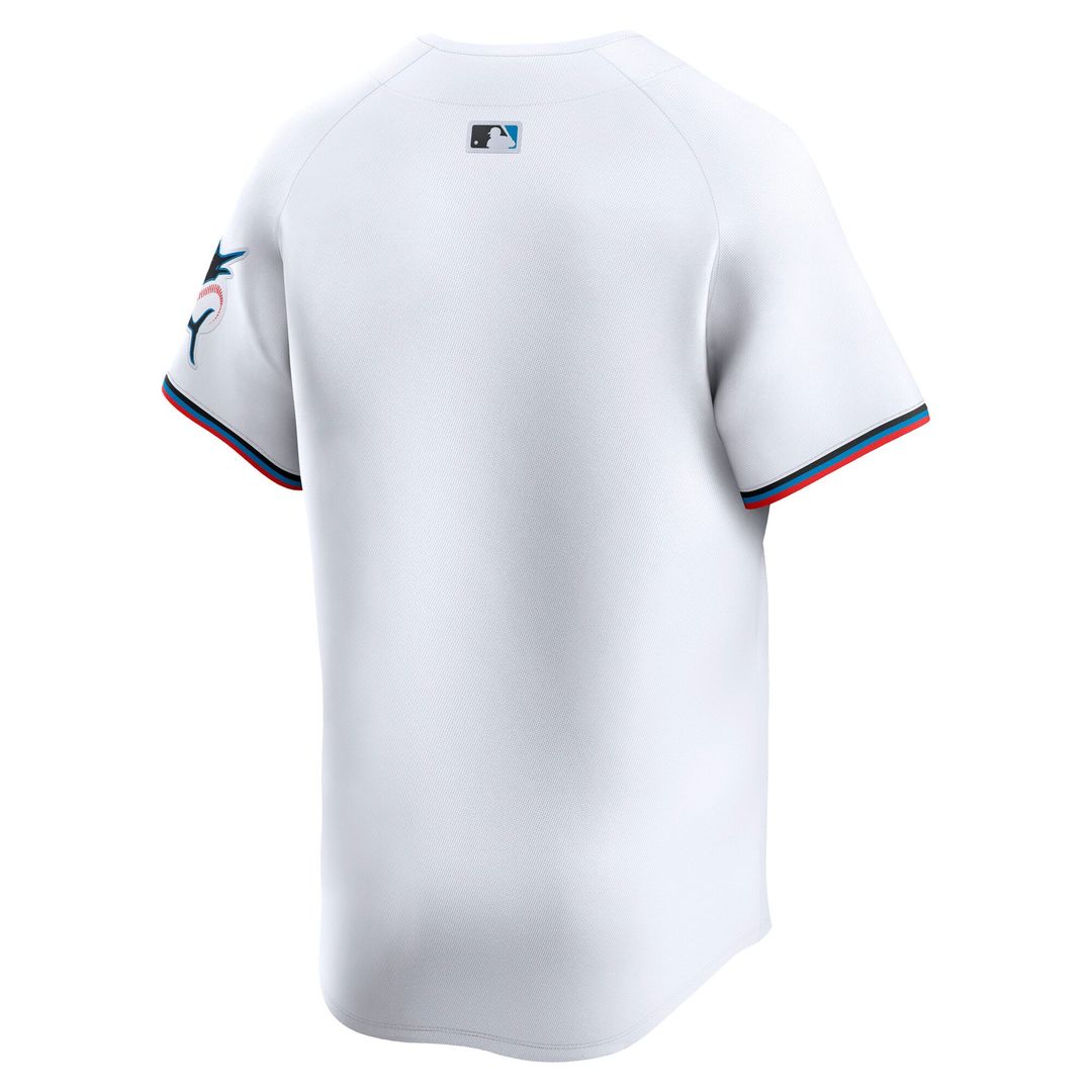 Miami Marlins Nike Home Replica Team Baseball Jersey - White