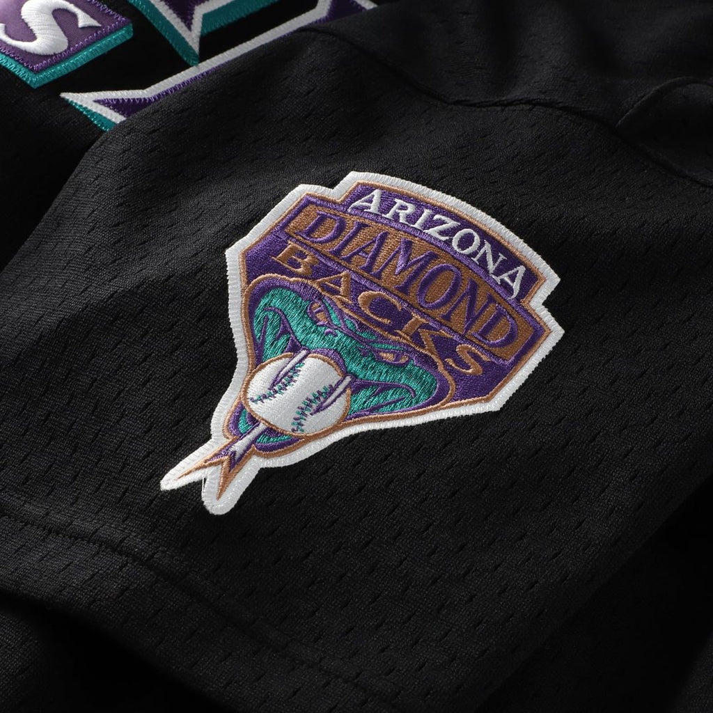 Arizona Diamondbacks Mitchell & Ness Randy Johnson Big & Tall Cooperstown Mesh Batting Practice Baseball Jersey - Black