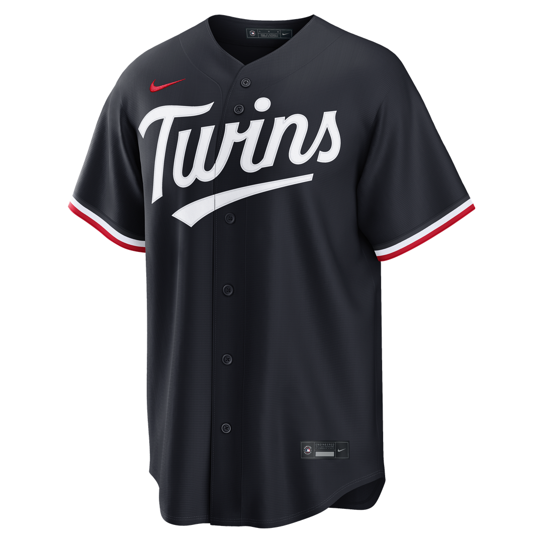 Minnesota Twins Nike Alternate Replica Baseball Jersey - Navy