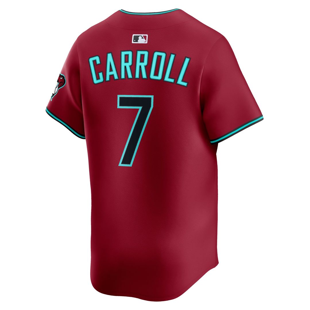 Arizona Diamondbacks Nike Corbin Carroll Alternate Limited Baseball Jersey - Black