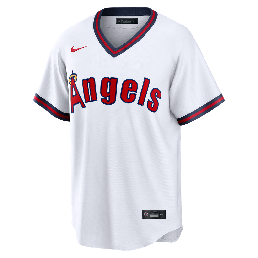 Los Angeles Angels Nike Mike Trout Road Replica Baseball Jersey - Gray