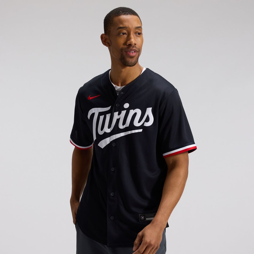 Minnesota Twins Nike Alternate Replica Baseball Jersey - Cream