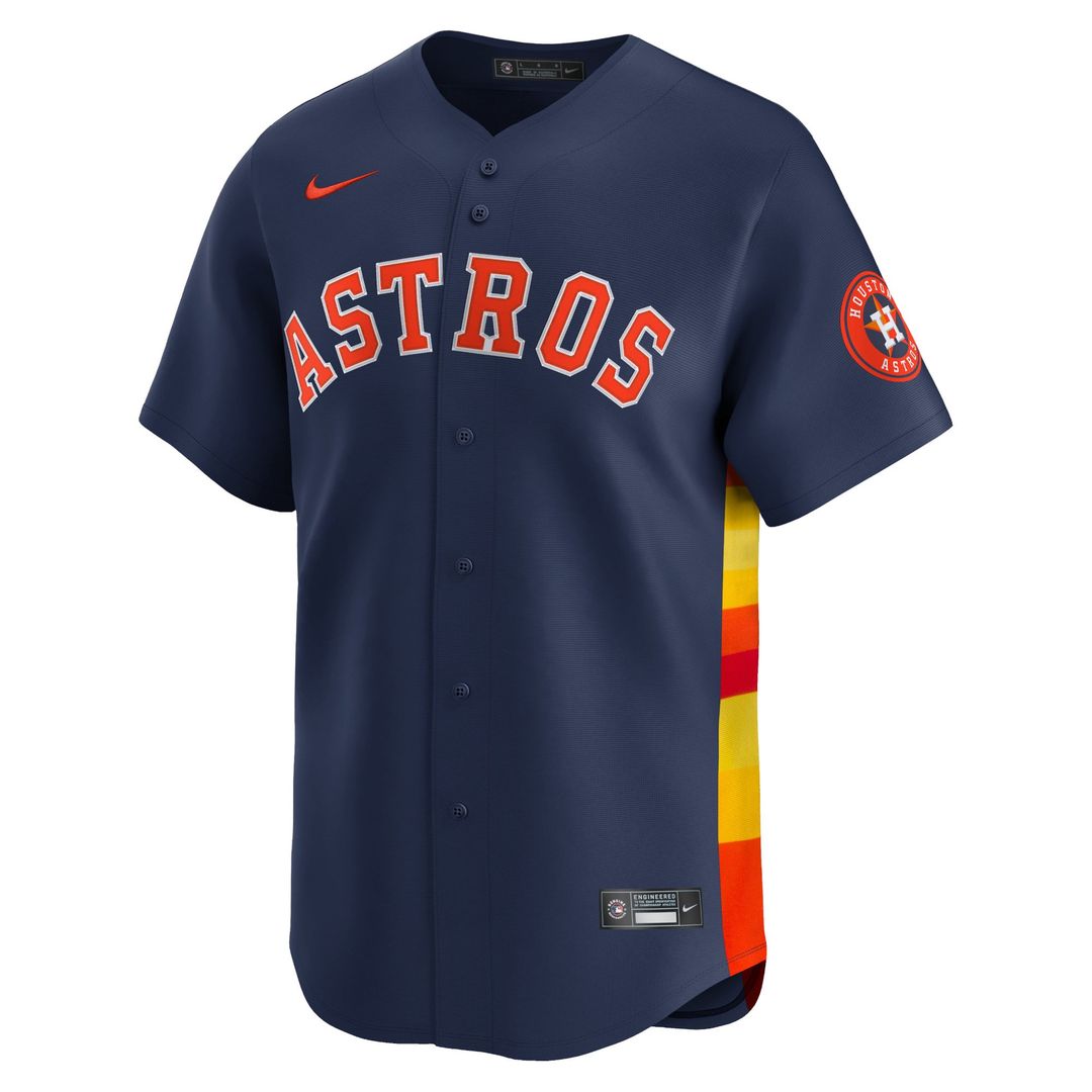 Houston Astros Nike Jose Altuve Alternate Limited Baseball Jersey - Navy