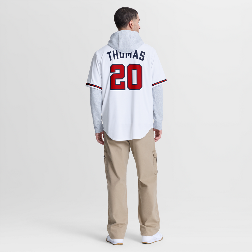 Atlanta Braves Nike Lane Thomas Home Replica Baseball Jersey - White