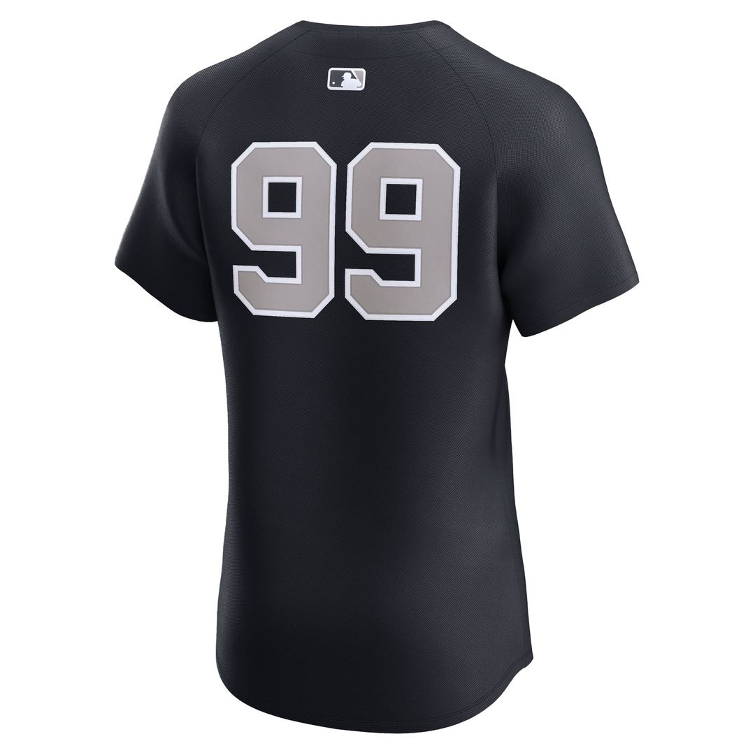 New York Yankees Nike Aaron Judge Alternate Elite Baseball Jersey - Navy