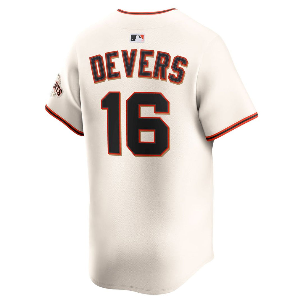 San Francisco Giants Nike Rafael Devers Home Limited Baseball Jersey - Cream