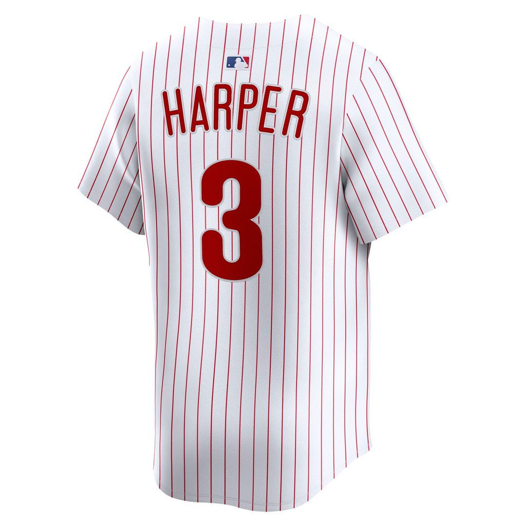 Philadelphia Phillies Nike Bryce Harper Road Limited Baseball Jersey - Gray