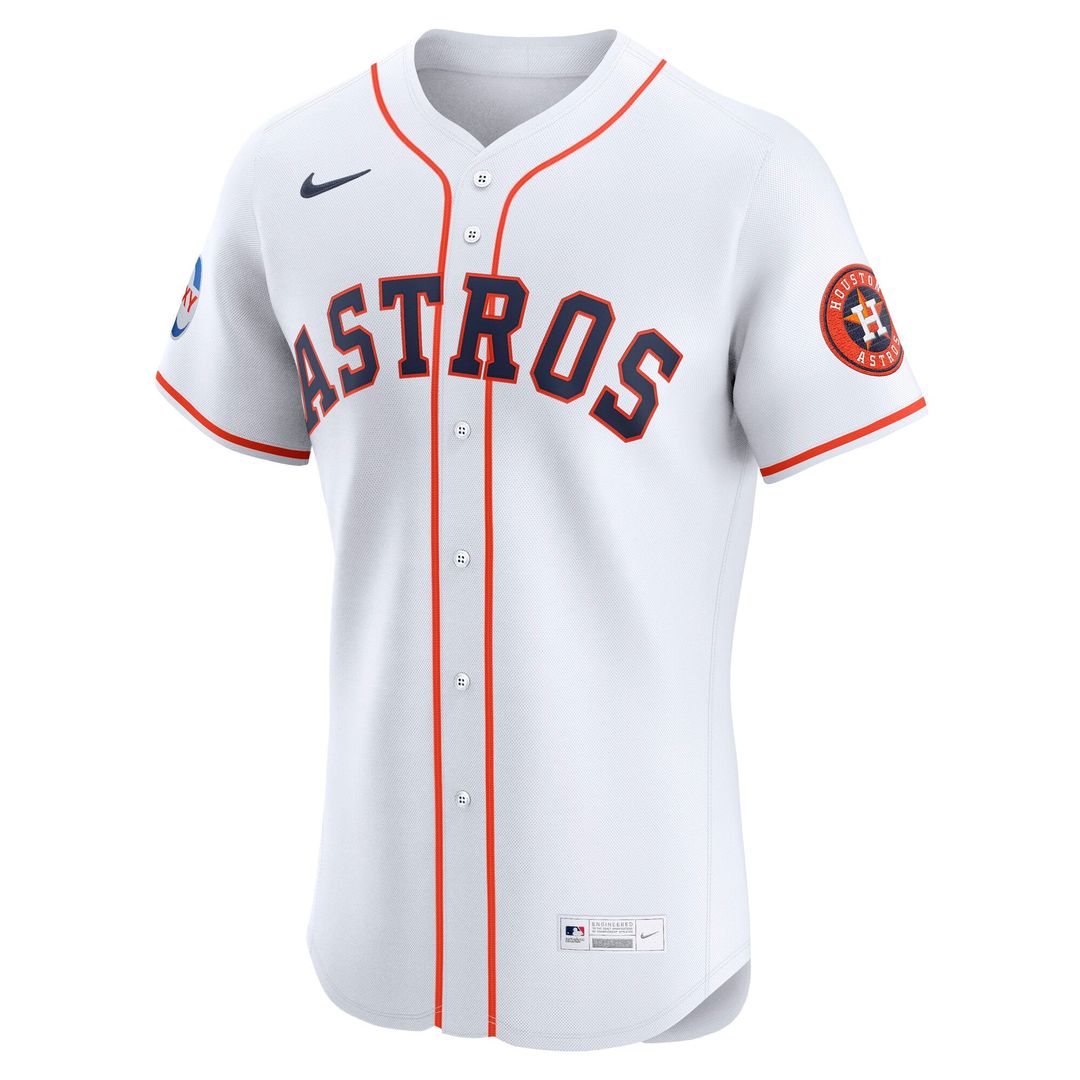 Houston Astros Nike Home Elite Baseball Jersey - White